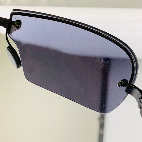 Prada Sunglasses mod. SPR 70A 7AB-1A1 Brown Rimless Made in Italy Vintage Y2K - Picture 8 of 11